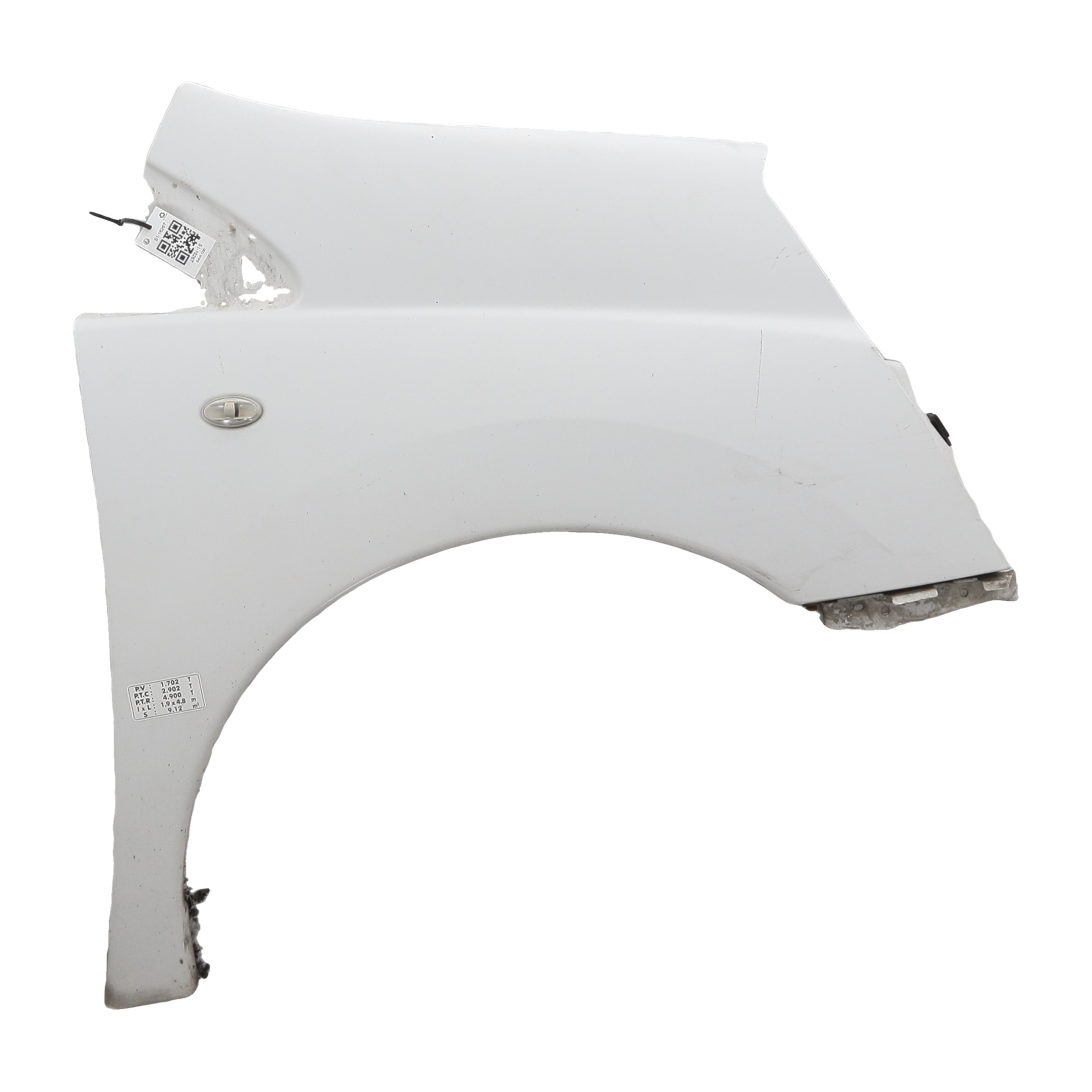 Aile avant droite FIAT SCUDO 2 1400341788 S1-1626T S1-1626T