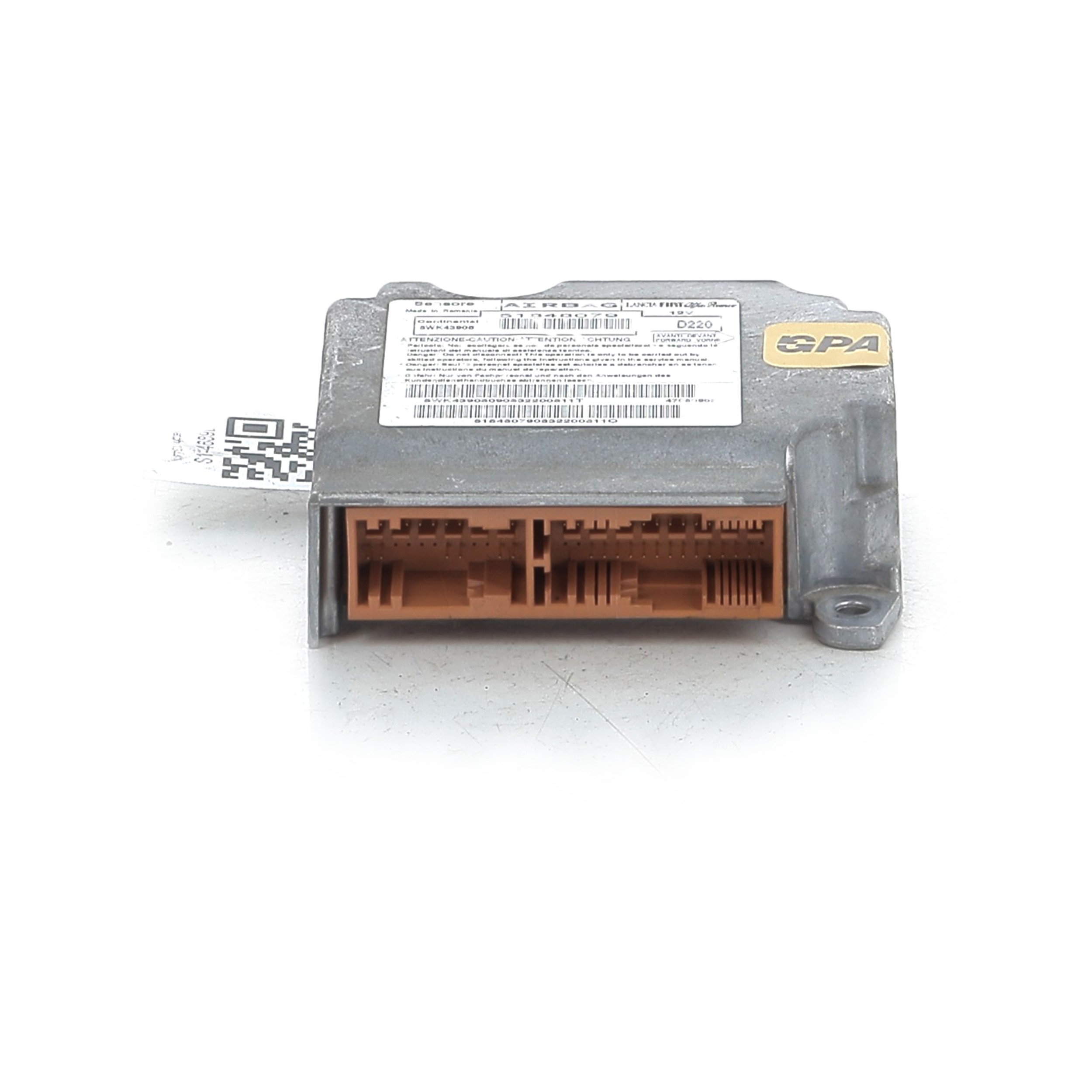 Calculateur d'airbag 51867767 - FIAT 500 2 PH.1 1.2 69 - S1-4689L S1-4689L