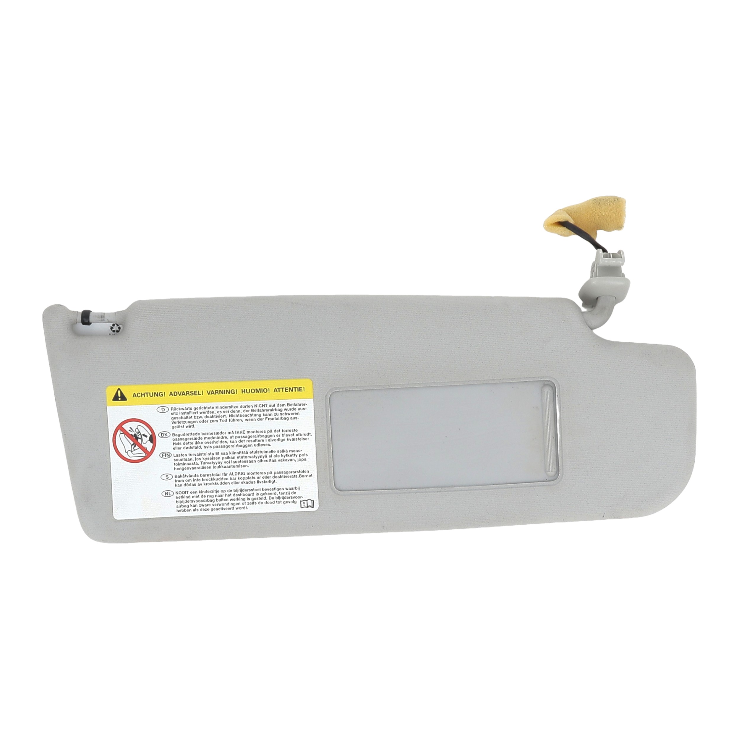 Pare-soleil droit 5C6857552Q2F4 - VOLKSWAGEN JETTA 4 HYBRID - T0-9764G T0-9764G