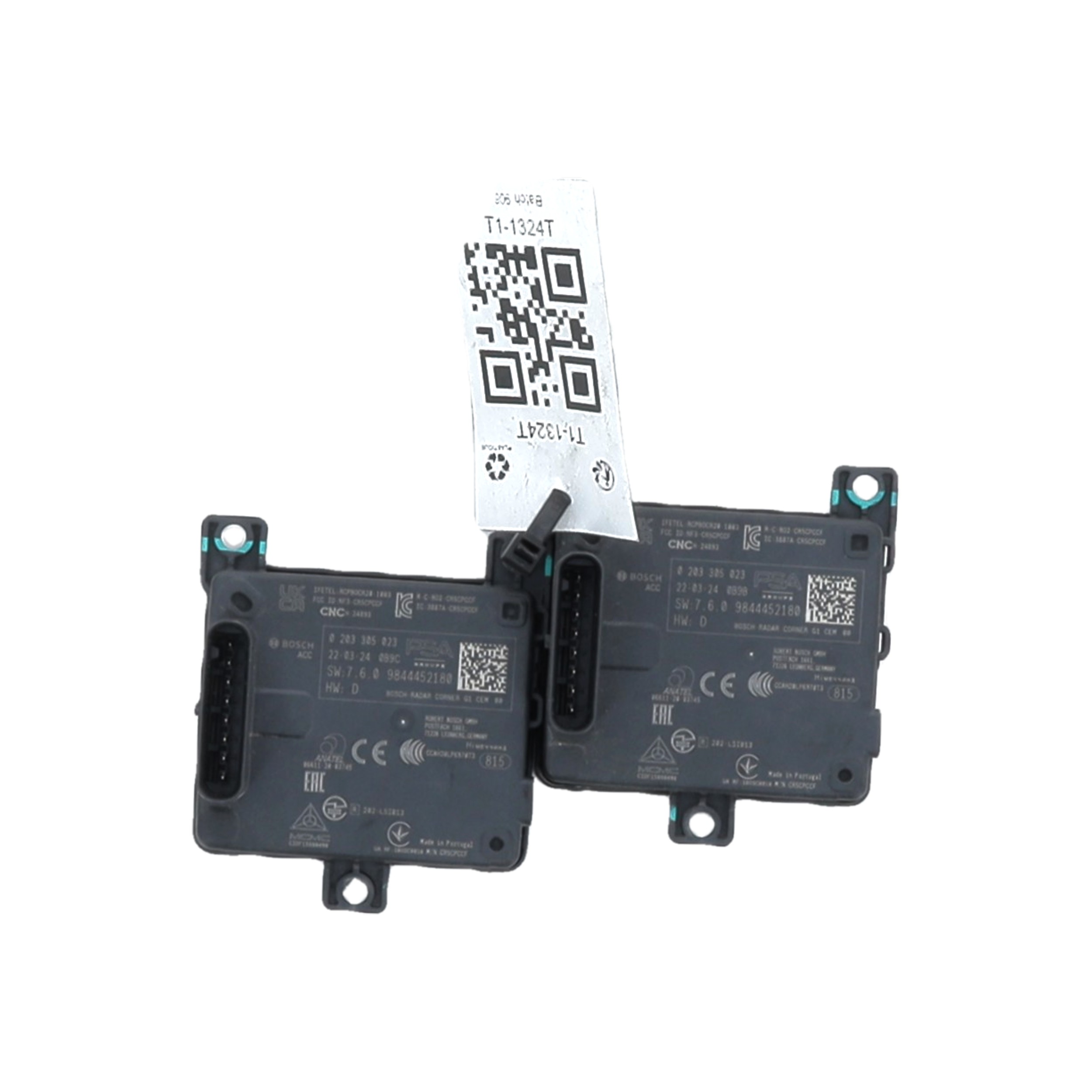 Radar détection angle mort arrière gauche 1682792680 - CITROEN C5 X HYBRIDE - T1-1324T T1-1324T