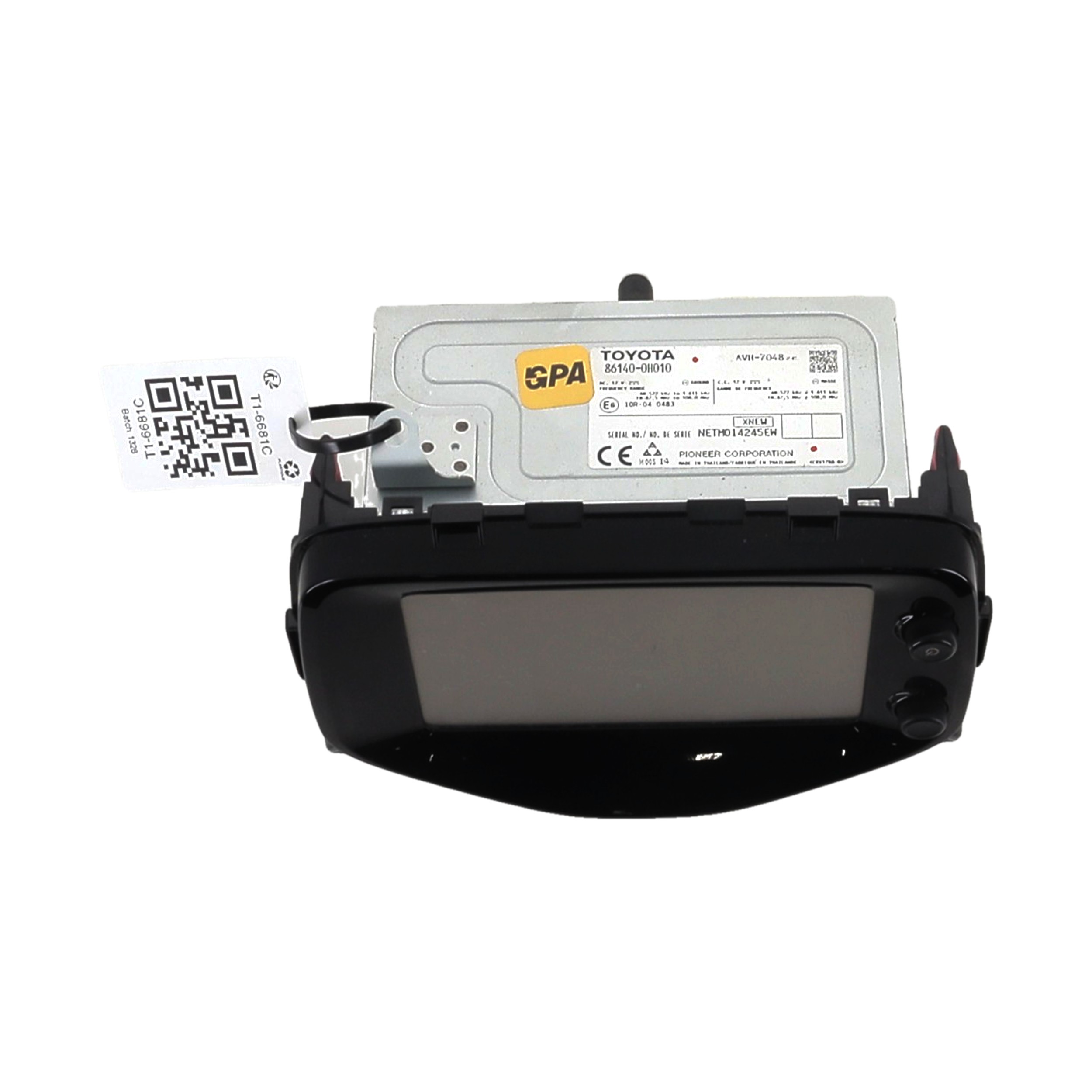 Ecran multifonction B001156580 - CITROEN C1 2 1.0 VTI - T1-6681C T1-6681C