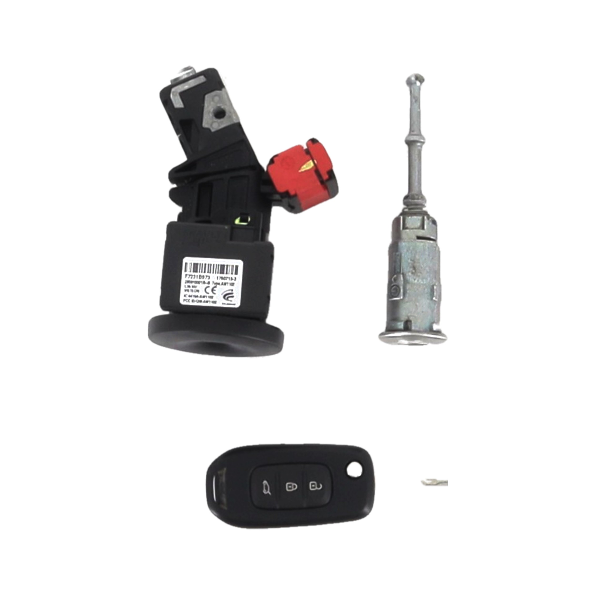 Neiman kit complet (barillet serrure clé) RENAULT TWINGO 3 PH.1 T1-7394M T1-7394M