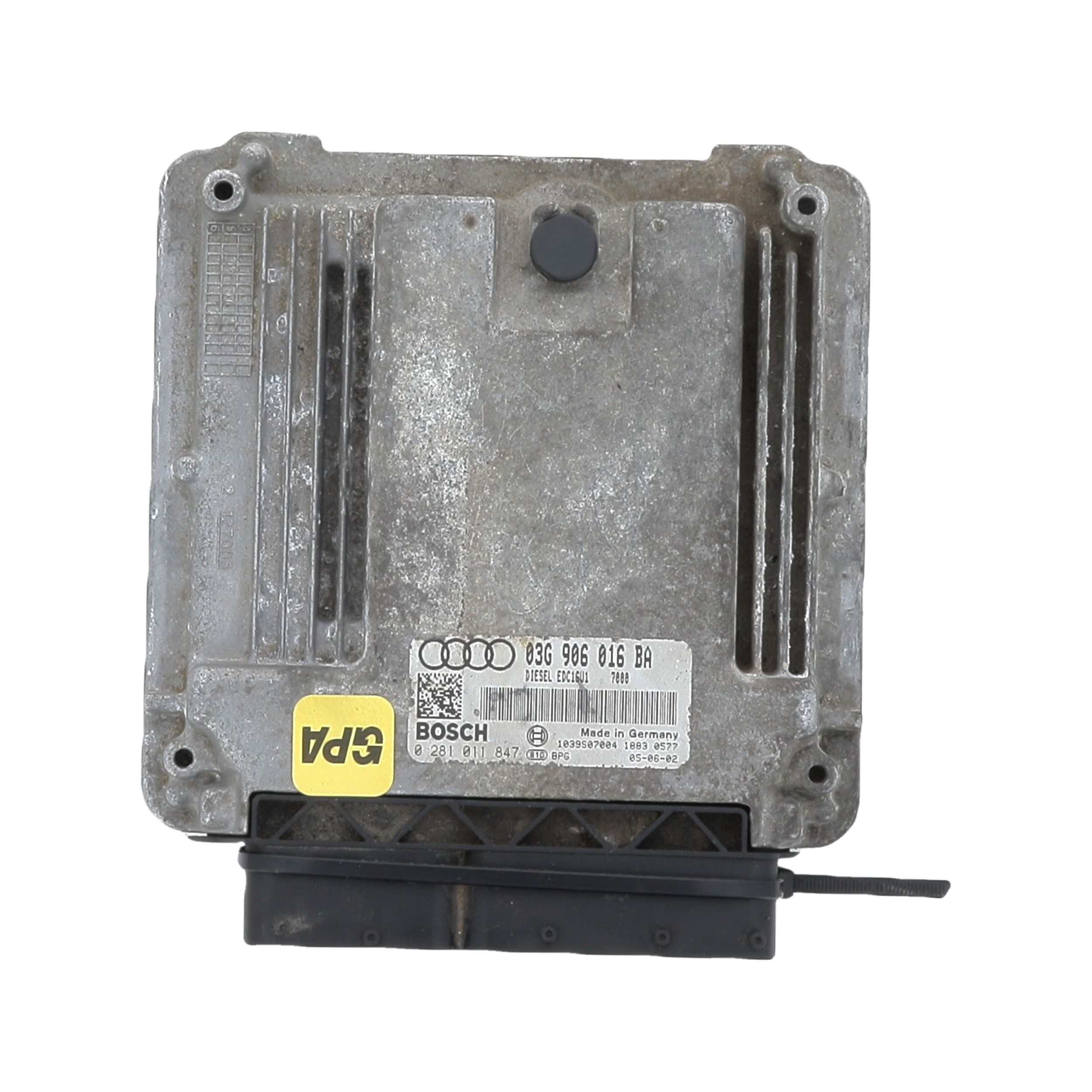 Calculateur moteur 03G906016BA - AUDI A3 2 PH.1 TDI QUAT - T1-7491J T1-7491J [reference_1740876] 2