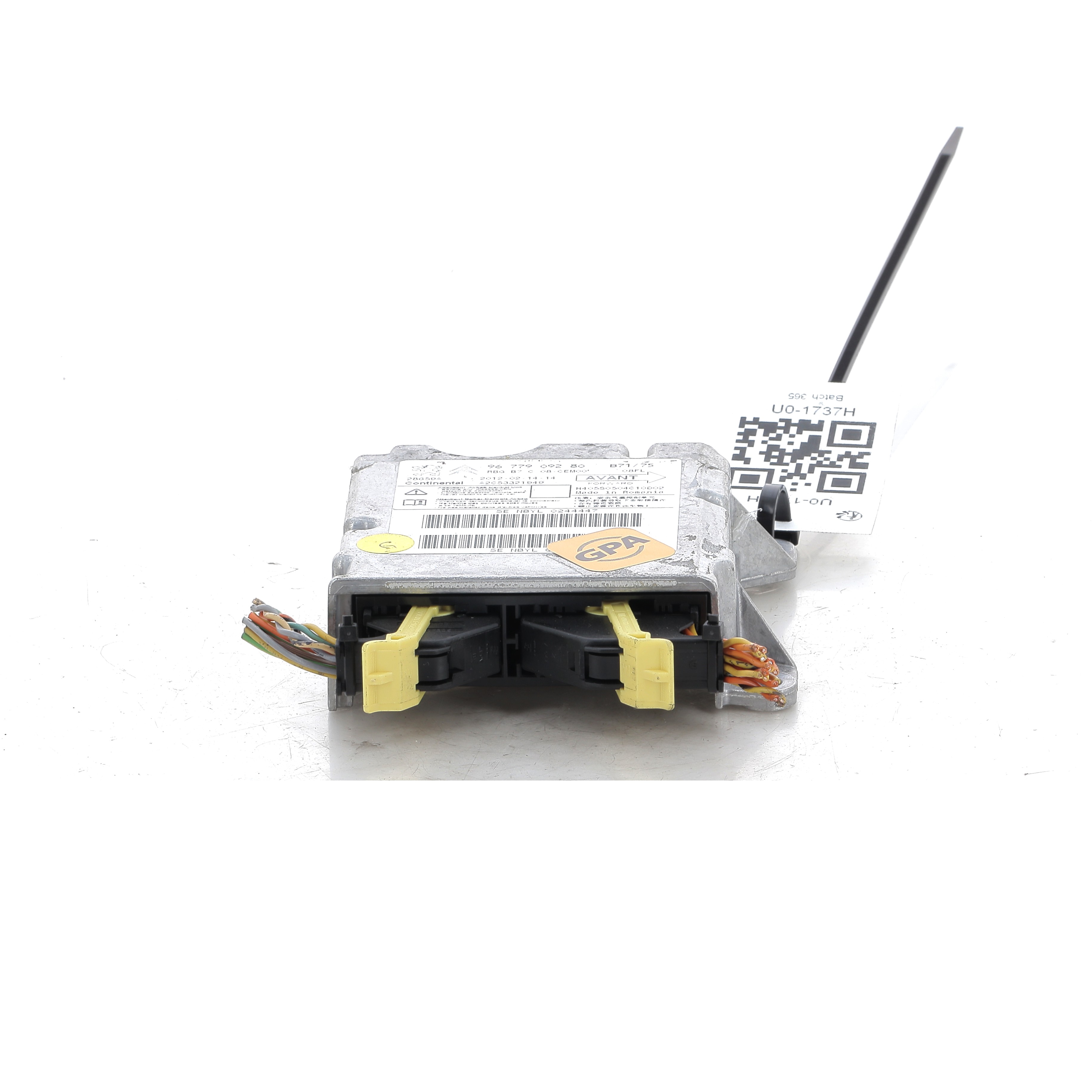 Calculateur d'airbag 9678691580 - CITROEN C4 2 PH.1 2.0 BHDI - U0-1737H U0-1737H