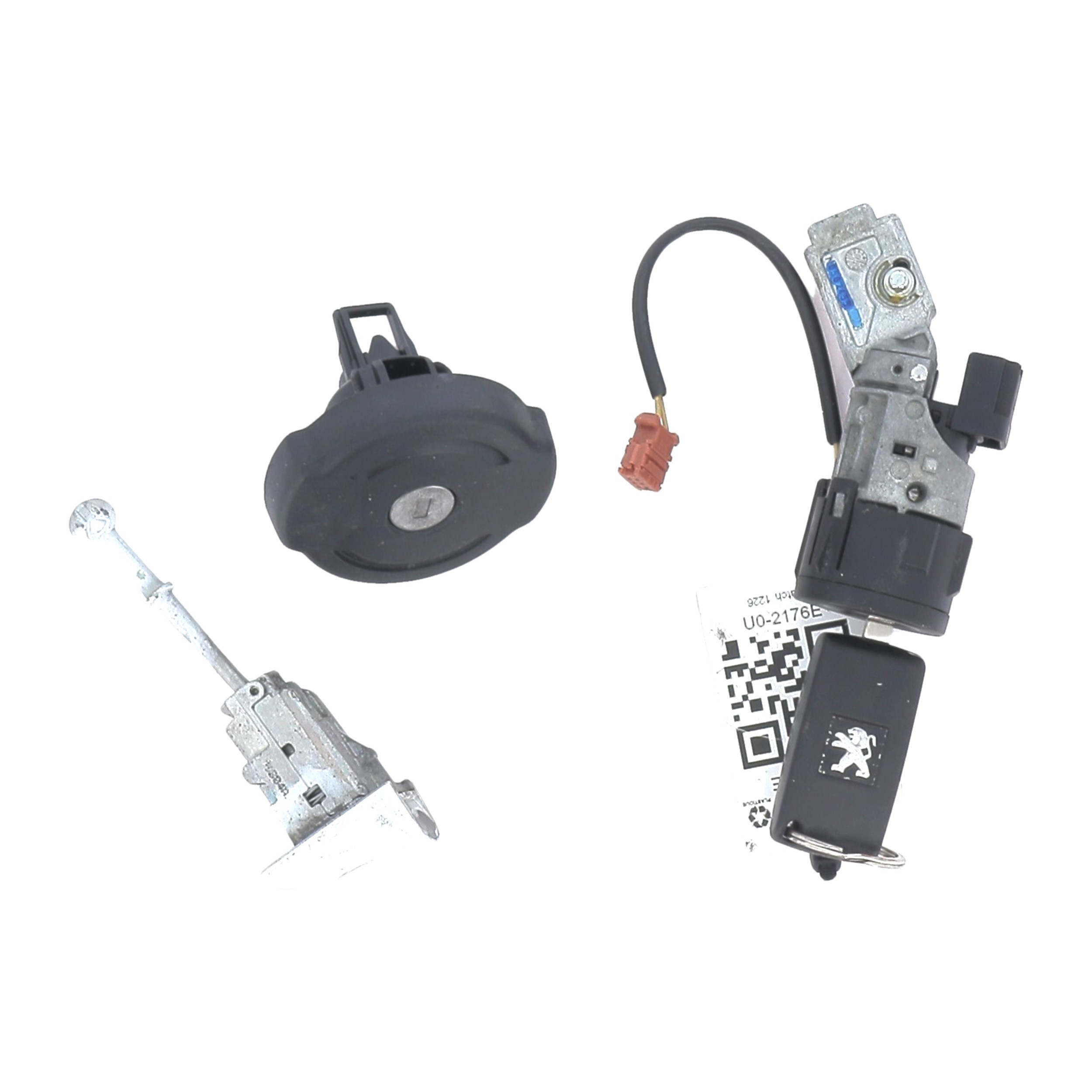 Neiman kit complet (barillet serrure clé) PEUGEOT PARTNER TEPEE 2 PH.1 U0-2176E U0-2176E