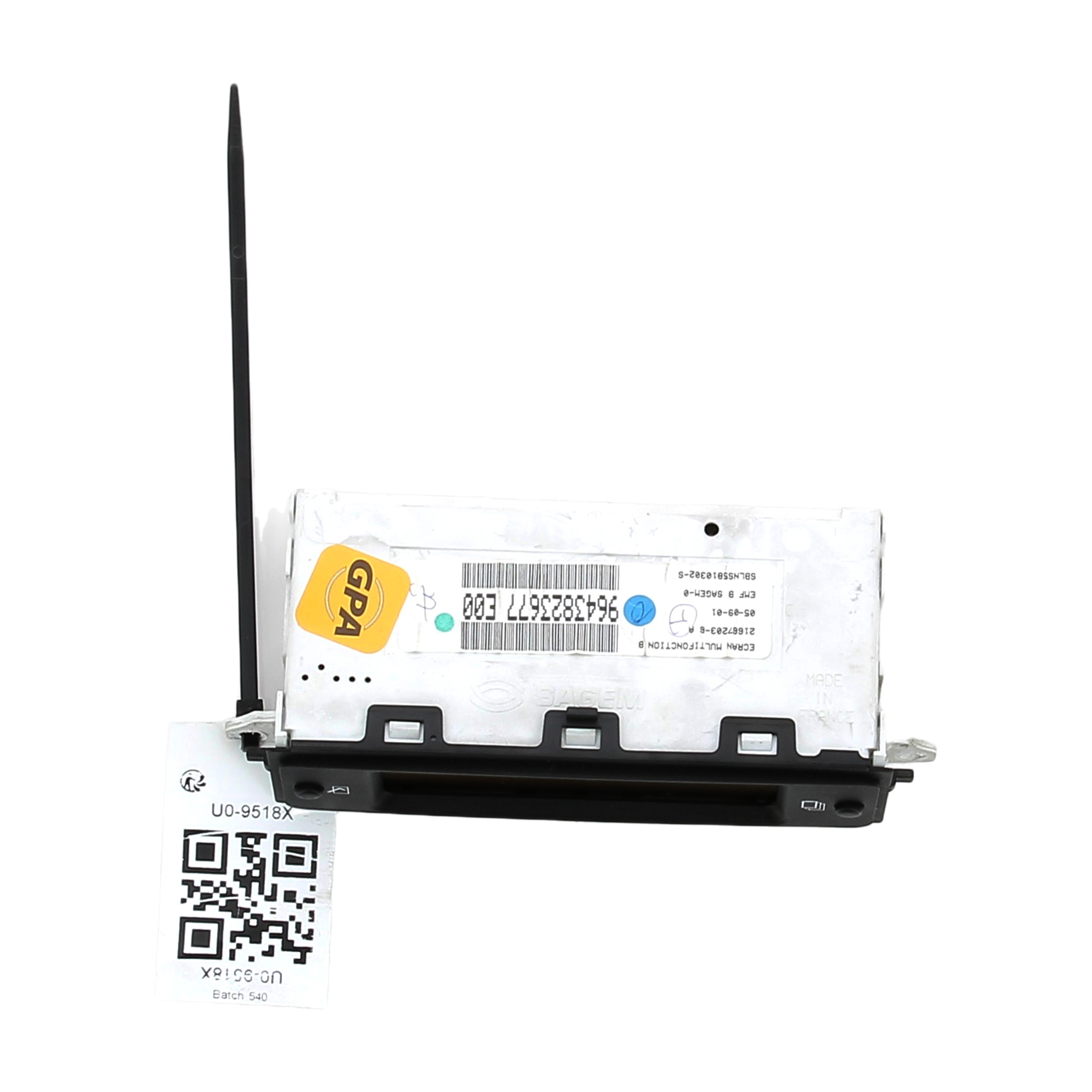 Ecran multifonction 00006563T4 - CITROEN XSARA PH.2 HDI - U0-9518X U0-9518X [reference_2366273] 2