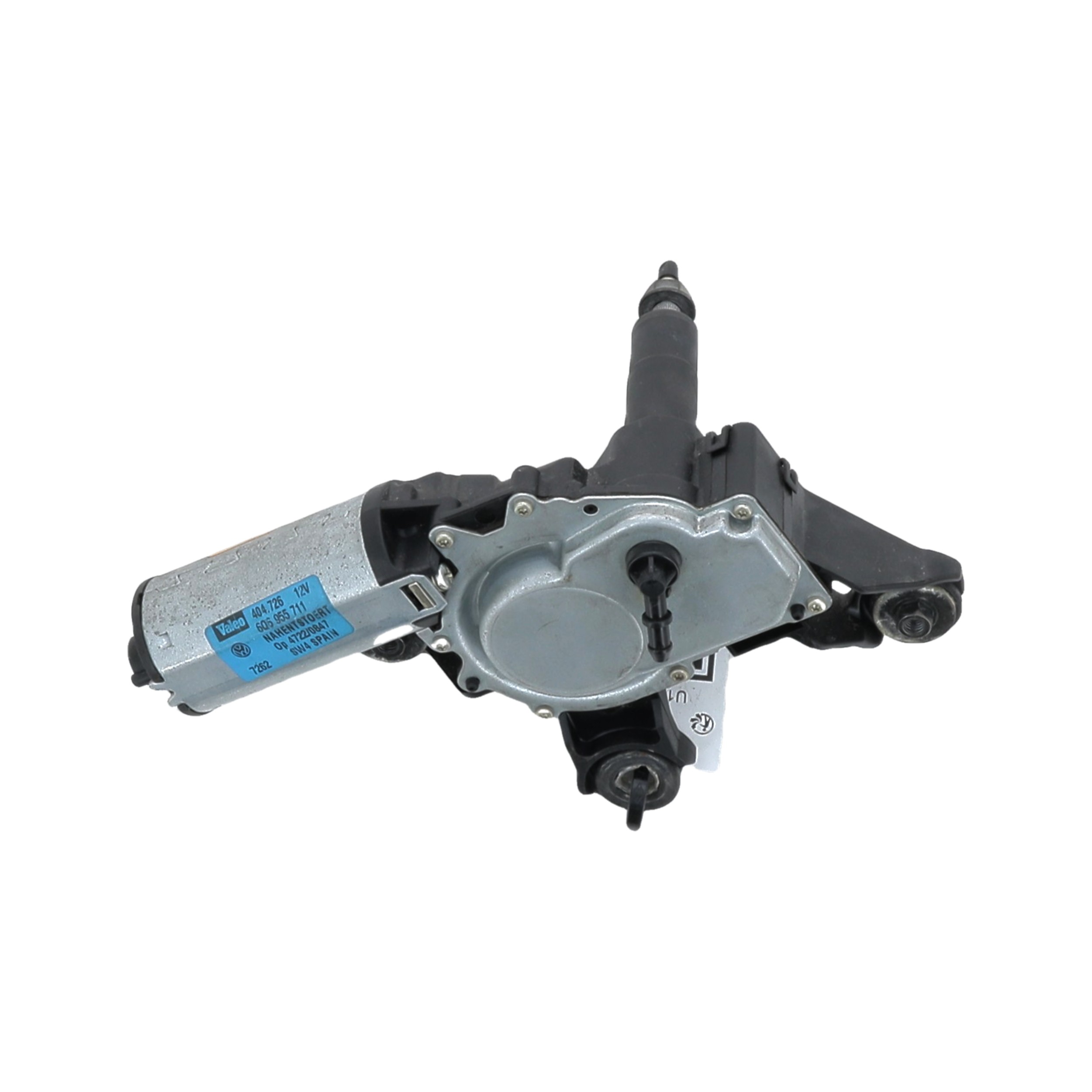 Moteur d'essuie glace arrière réf. 6Q6955711B VOLKSWAGEN POLO 4 PH.1 U1-7600V U1-7600V