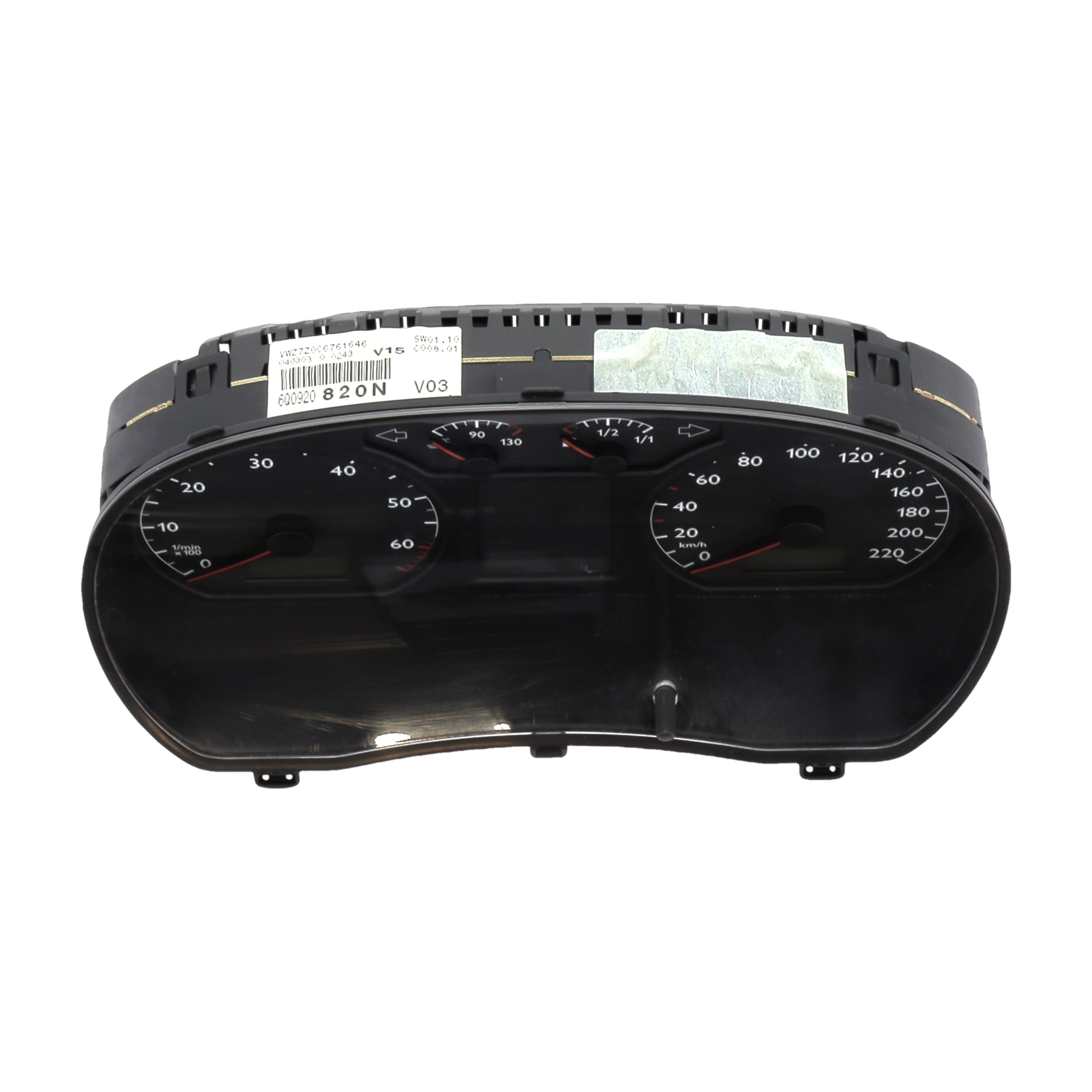 Compteur 6Q0920820NX04X - VOLKSWAGEN POLO 4 PH.1 1.2 - V0-6540J V0-6540J