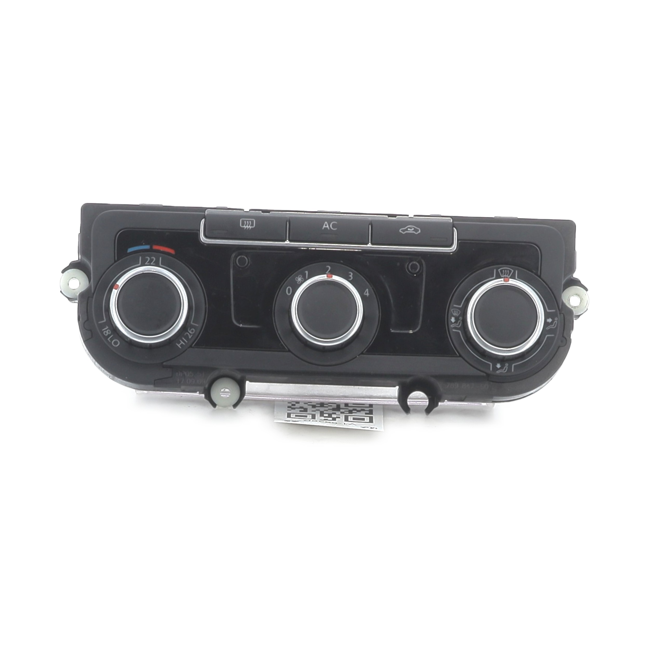 Commande de chauffage 3C8907336ABZJU - VOLKSWAGEN GOLF 6 1.6 TDI - V1-0039R V1-0039R