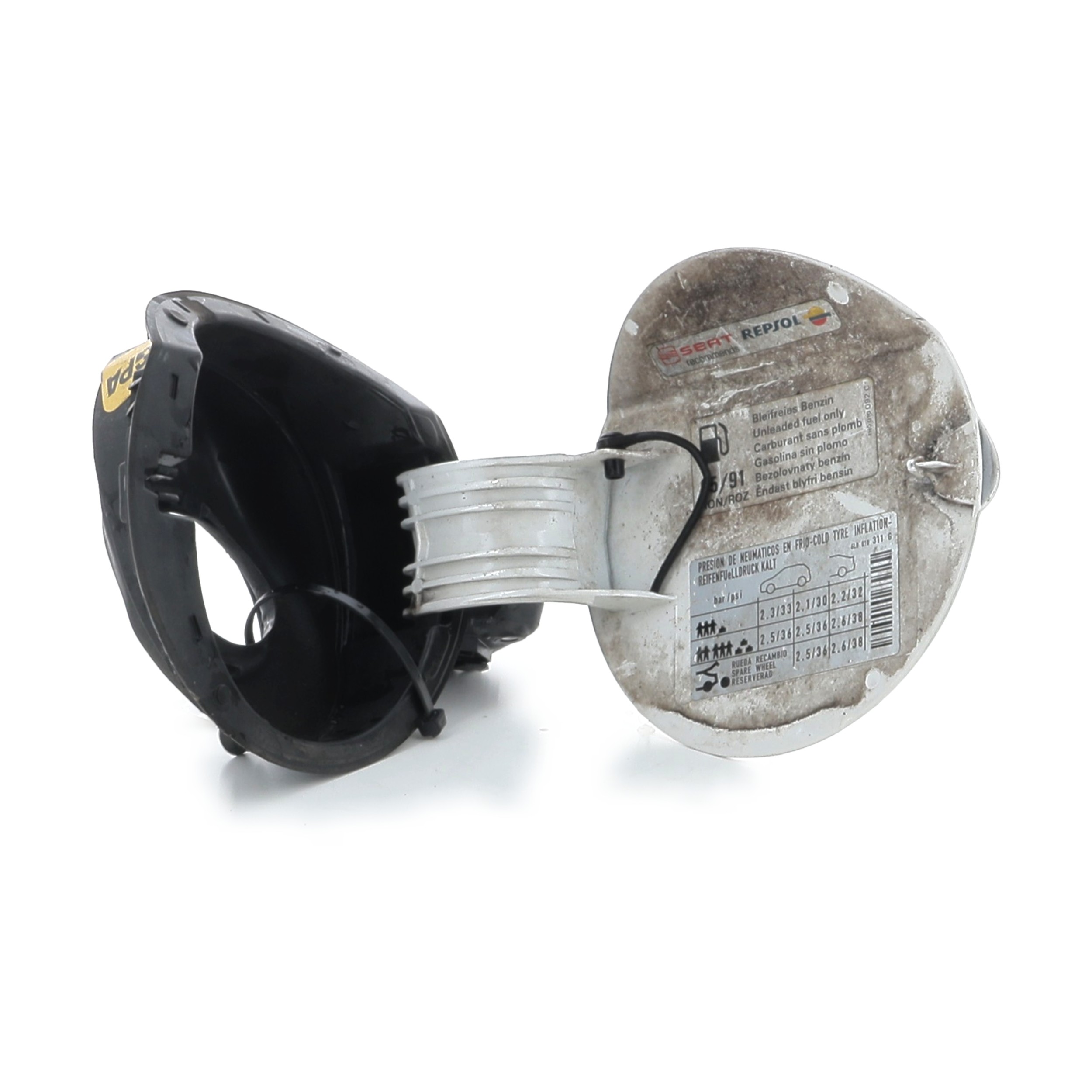 Trappe portillon carburant 6J3809905DGRU - SEAT IBIZA 4 PH.1 1.4 16V - V1-0392T V1-0392T