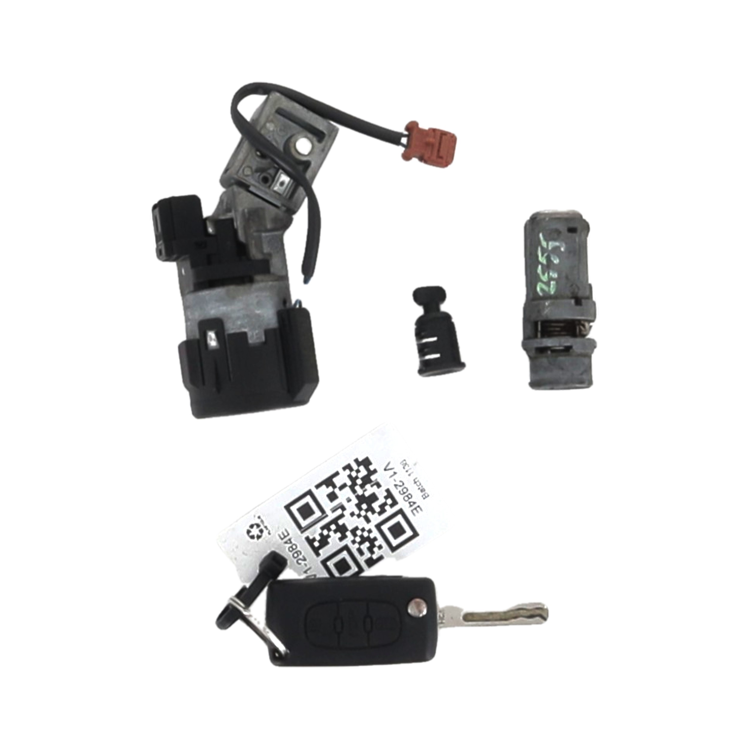 Neiman kit complet (barillet serrure clé) PEUGEOT 307 PH.2 V1-2984E V1-2984E