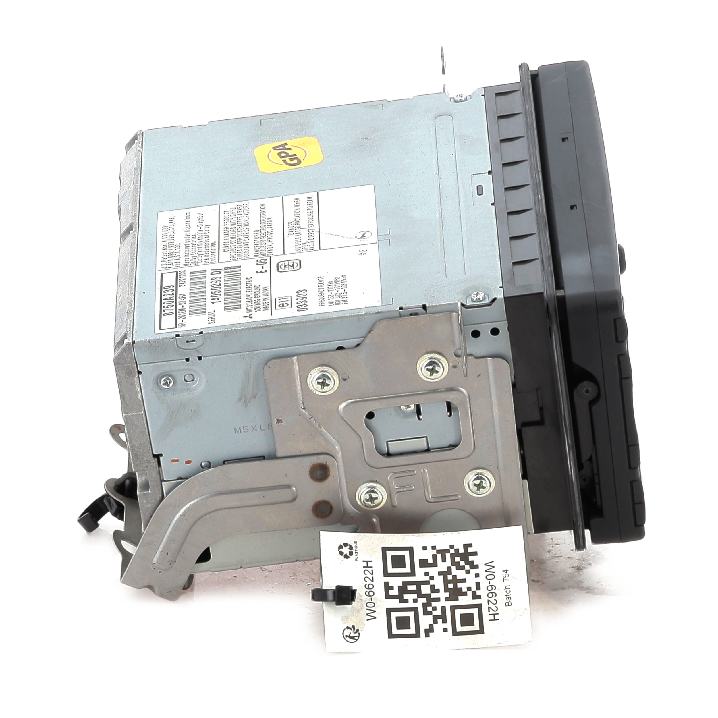 Ecran multifonction 8750A327 - MITSUBISHI OUTLANDER 2 PH.2 2.2 DI-D - W0-6622H W0-6622H [reference_1596978] 6