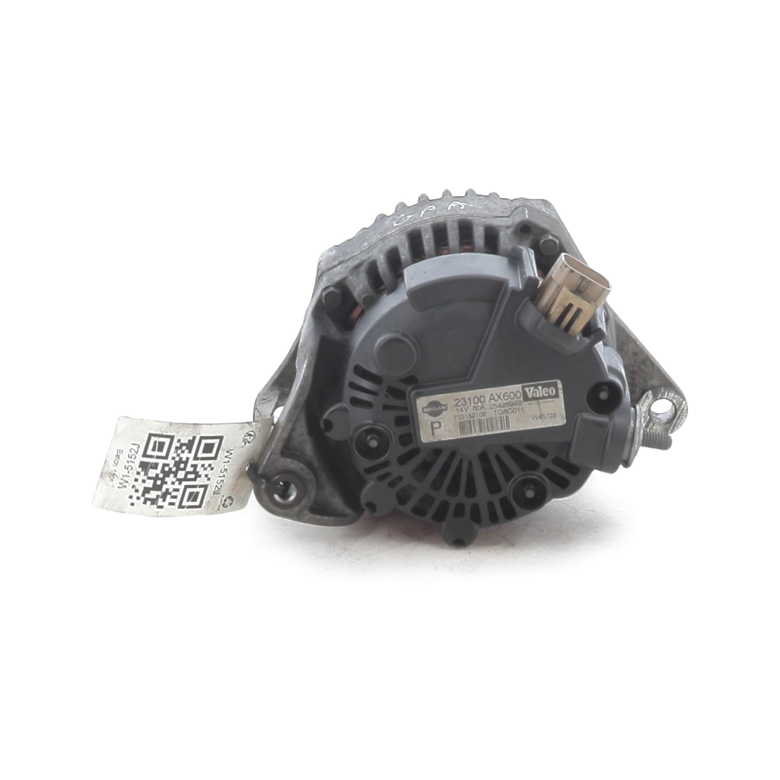 Alternateur NISSAN MICRA 3 PH.1 1.2 80 réf. 23100AX600 W1-5152J W1-5152J