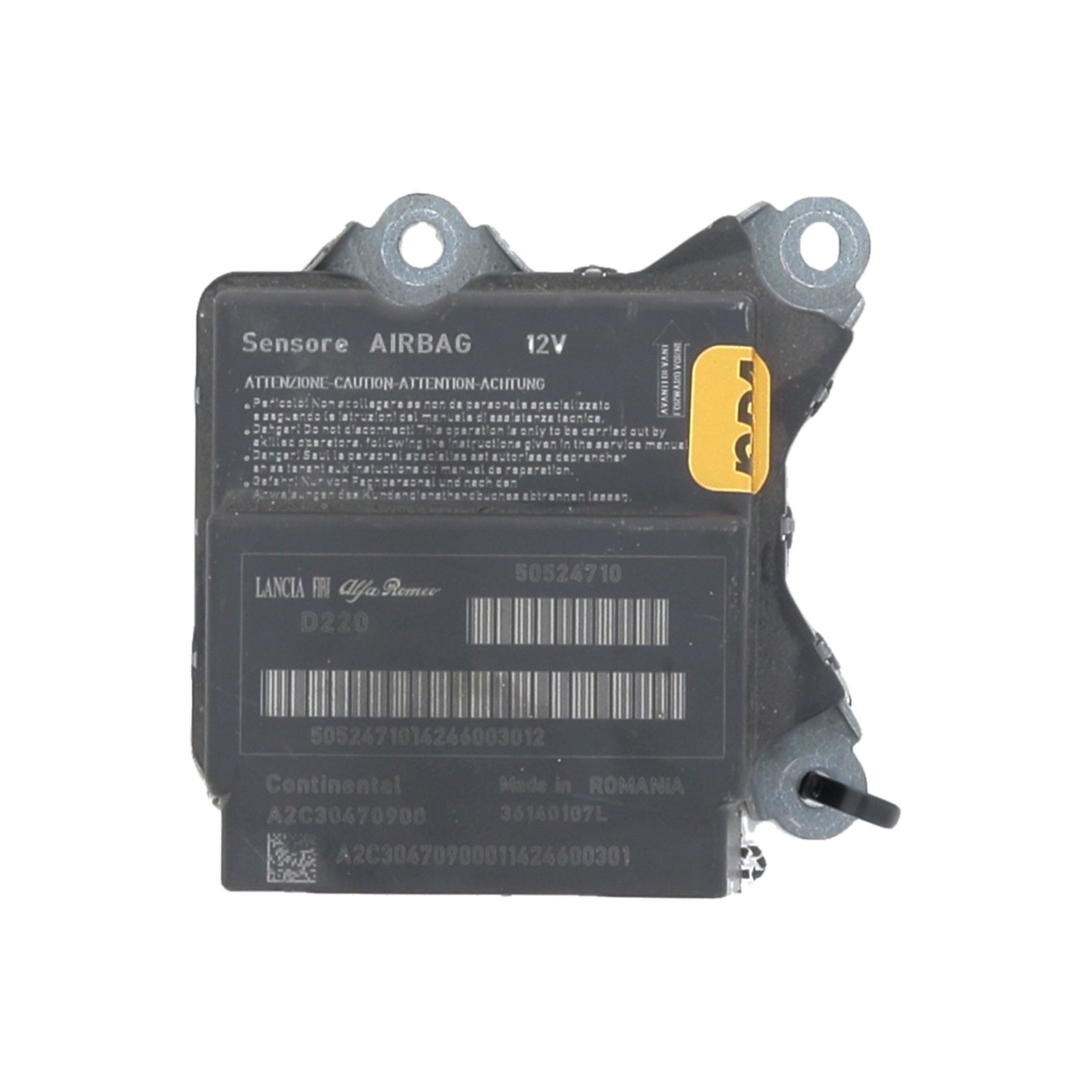 Calculateur d'airbag 50524710 - ALFA-ROMEO MITO PH.1 1.6 JTD - X1-3437P X1-3437P [reference_245590] 2