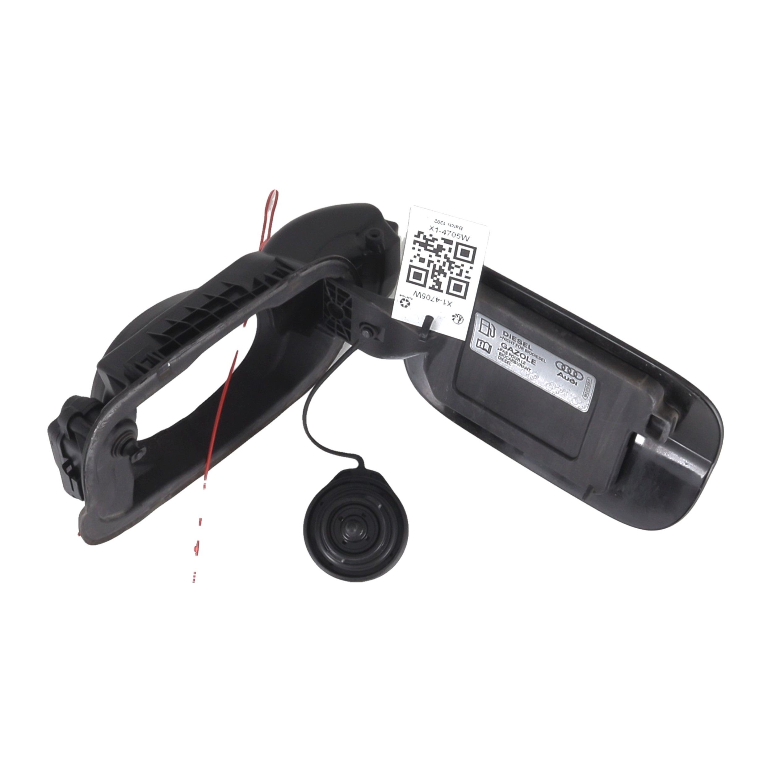 Trappe portillon carburant 4L0809907AGRU - AUDI Q7 1 PH.2 V6 TDI Q - X1-4705W X1-4705W [reference_110075] 5