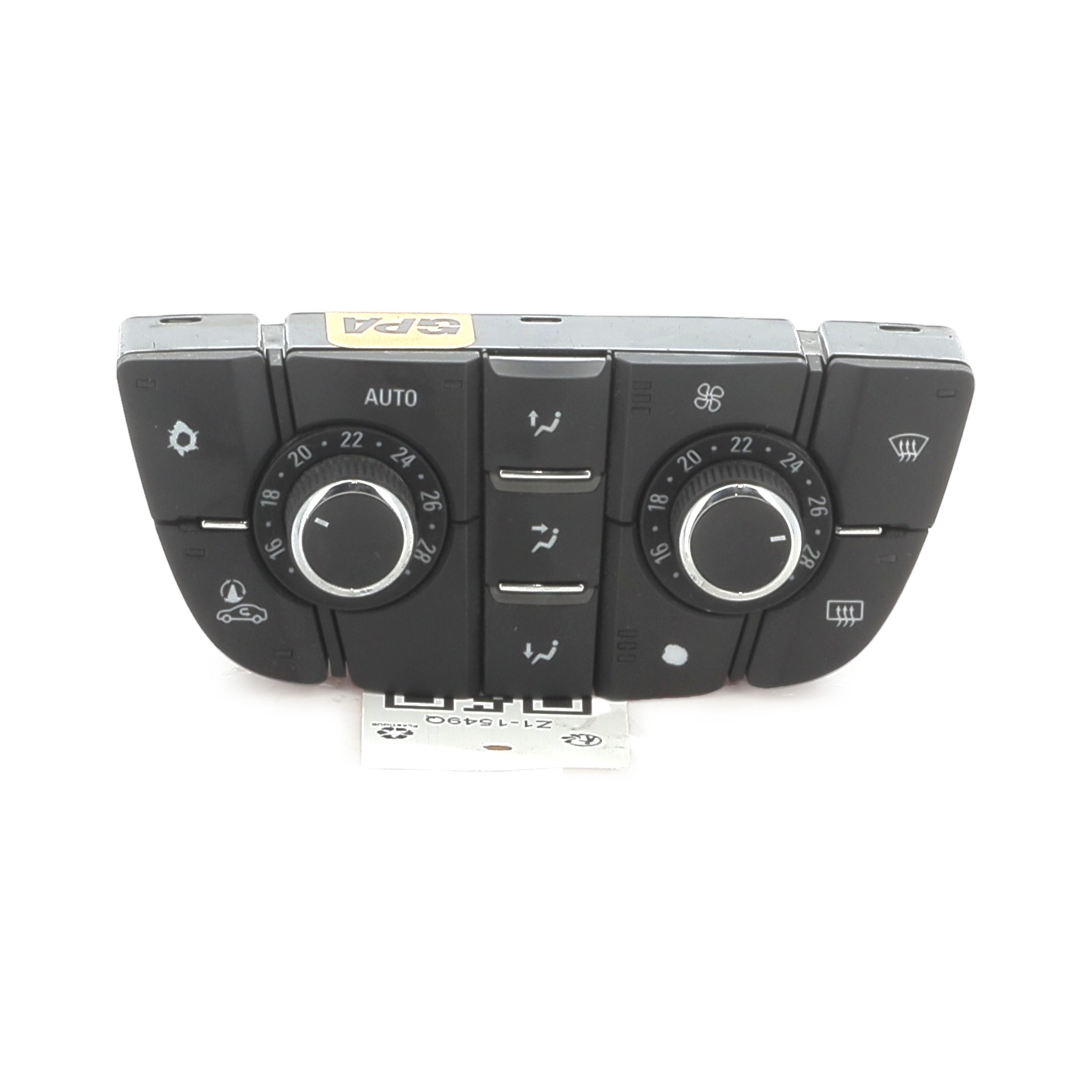 Commande de chauffage 13346098 - OPEL ASTRA J PH.1 1.7 CDTI - Z1-1549Q Z1-1549Q