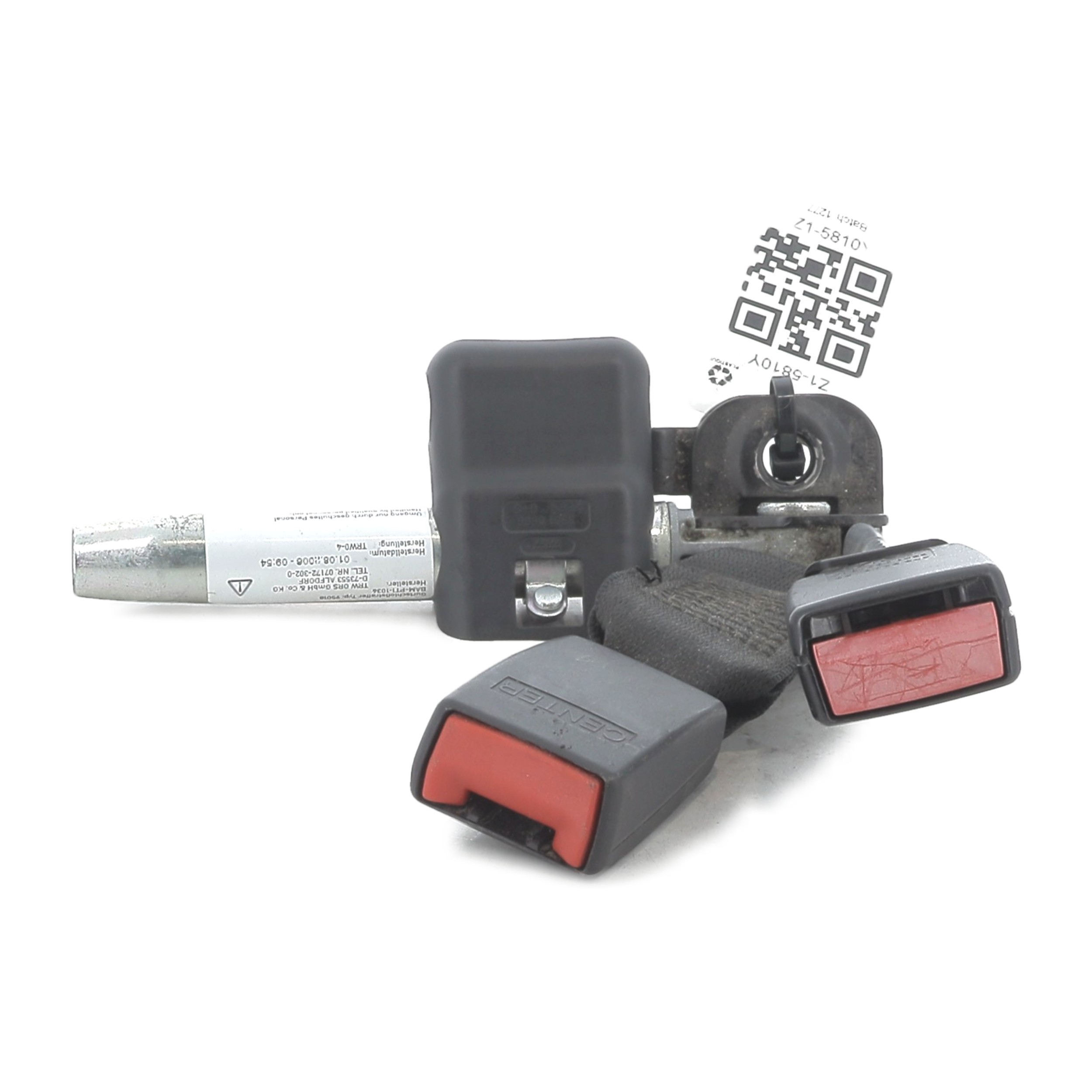 Attache ceinture centrale A20386020699C94 - MERCEDES CLASSE C 2 PH.2 C320 CDI - Z1-5810Y Z1-5810Y