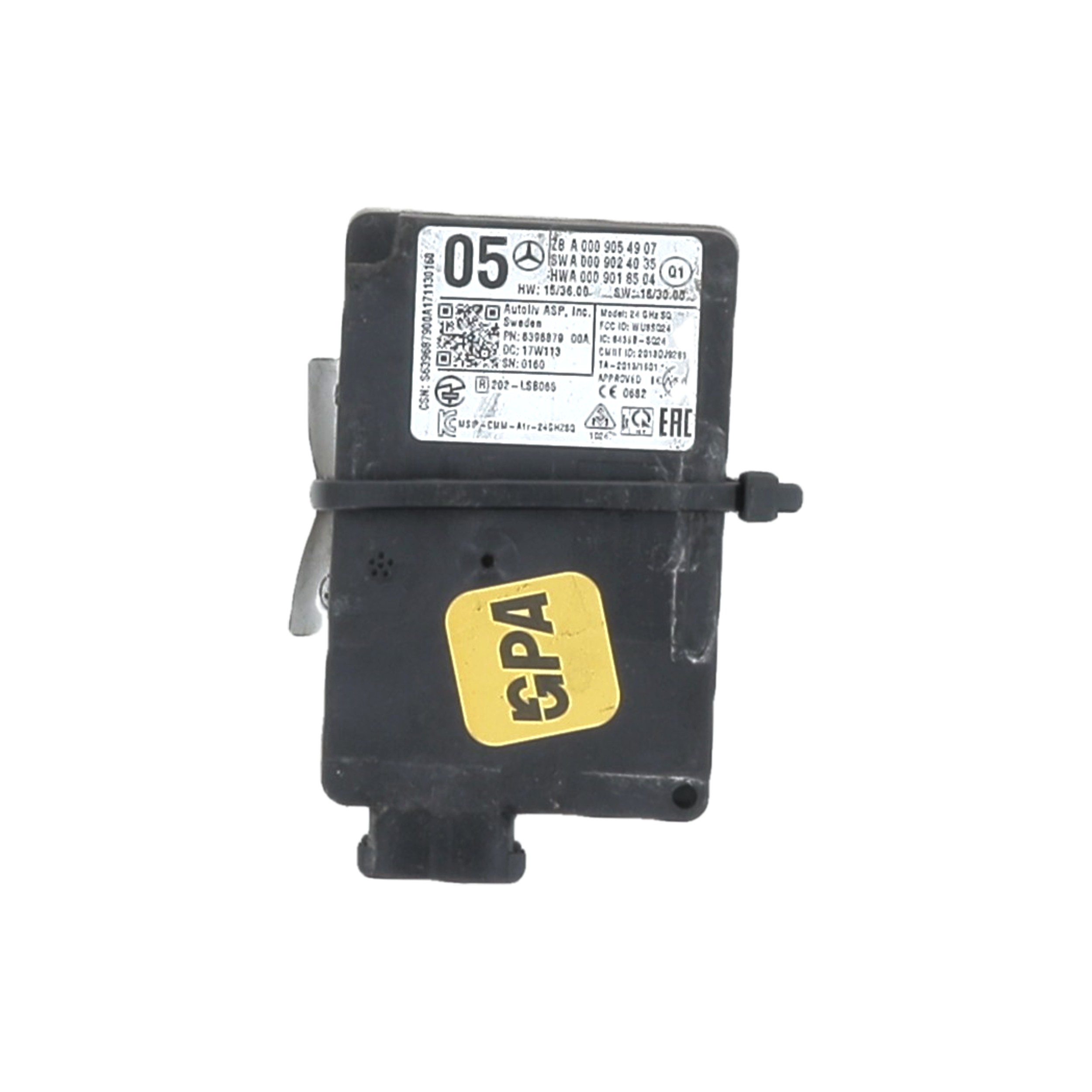 Radar anti-collision A0009054907 - MERCEDES CLASSE GLA 1 PH.2 2.0 CDI 4X4 - Z1-6642I Z1-6642I