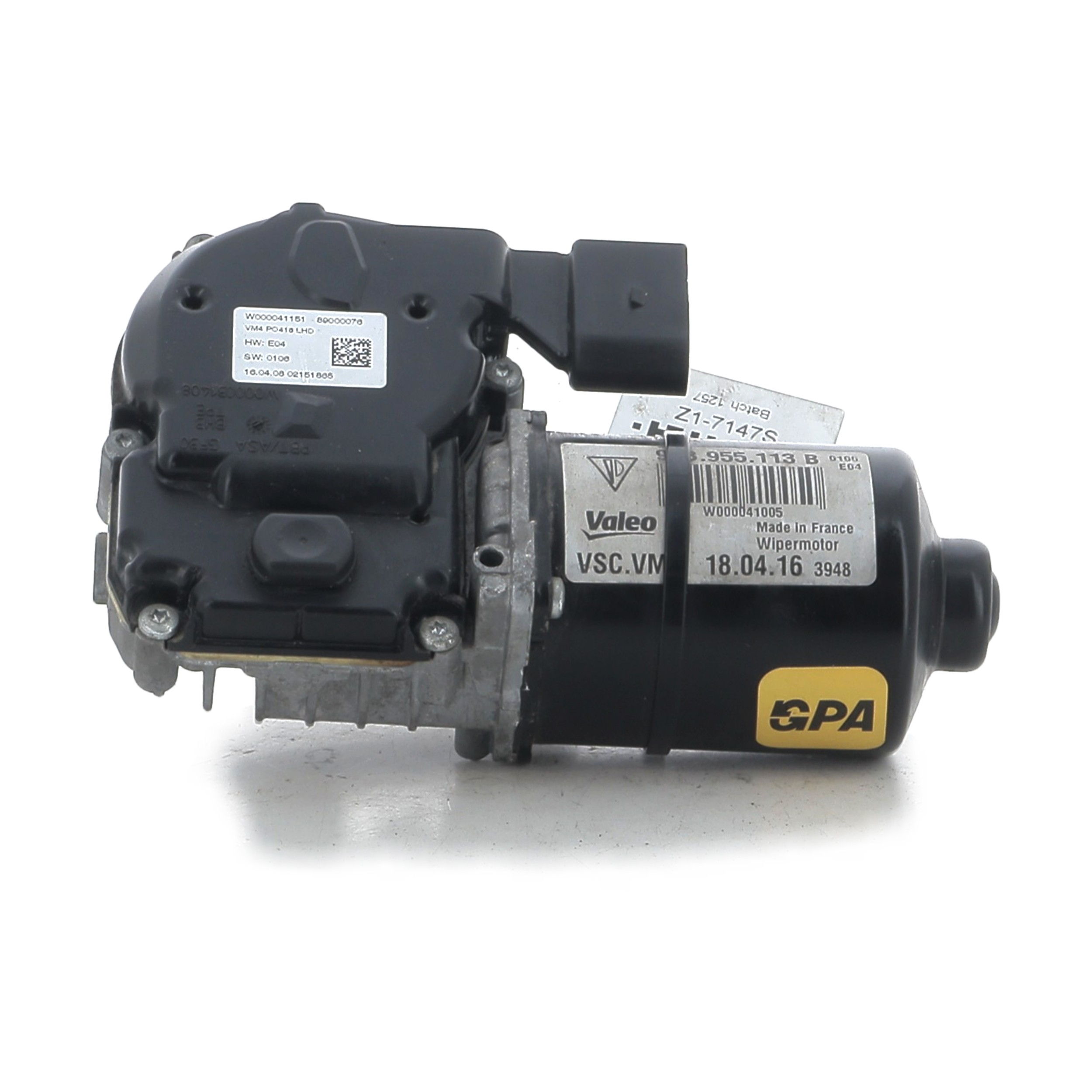 Moteur d'essuie glace avant réf. 95B955113D PORSCHE MACAN PH.1 Z1-7147S Z1-7147S