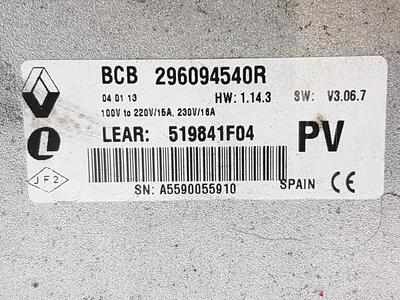 Boîtier chargeur occasion - Renault KANGOO EXPRESS - 296091053R