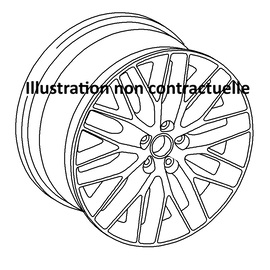 Jante tôle occasion - Renault KANGOO - 7700829132