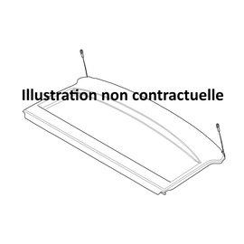 Rear parcel shelf (tray) used - Mitsubishi COLT - 7237A046HA