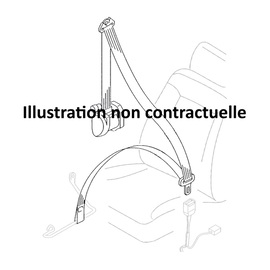 Ceinture sécurité avant gauche occasion - Fiat PUNTO - 735321482