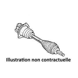 Left front transmission used - Peugeot 206 SW - 3272 AF