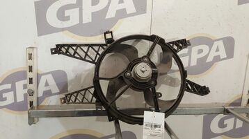 Radiator fan + mounting used - Renault CLIO - 616GPA00919C0ES
