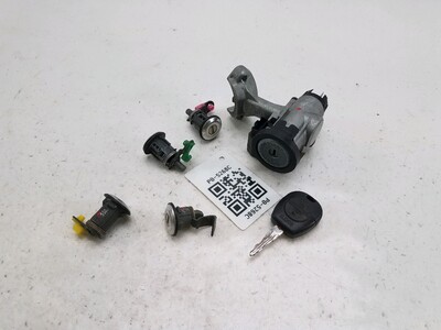 Steering lock and door key cylinders kit used - Nissan MICRA - K9810-1F526-