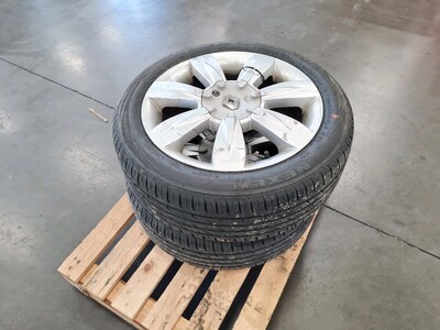 Lot de 2 roues complètes arrières occasion - Renault CLIO - GPA-24-0029355