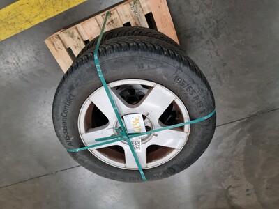 Lot de 2 roues complètes arrières occasion - Volkswagen GOLF - GPA-24-0034401