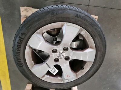 Lot de 2 roues complètes arrières occasion - Peugeot 3008 - GPA-24-0035965