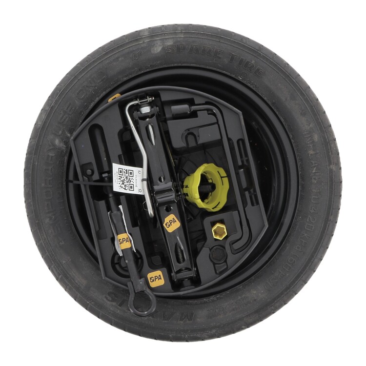 Space saver spare wheel kit